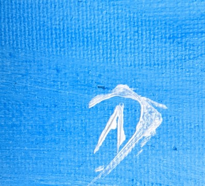 A sad blue Angel - signature